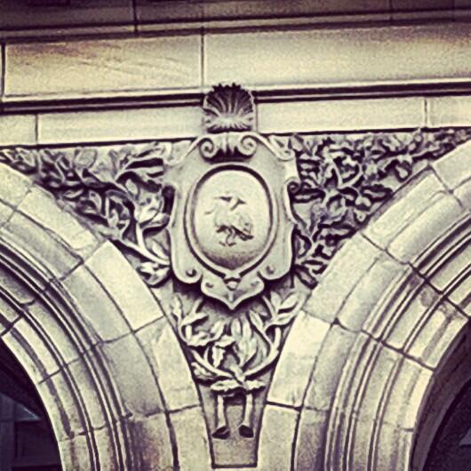This is a Liver Bird – on the wall of Manchester’s most important building! 